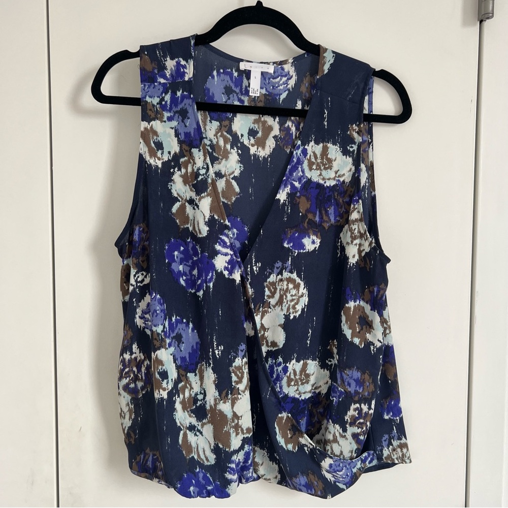 Floral Sleeveless Blouse
